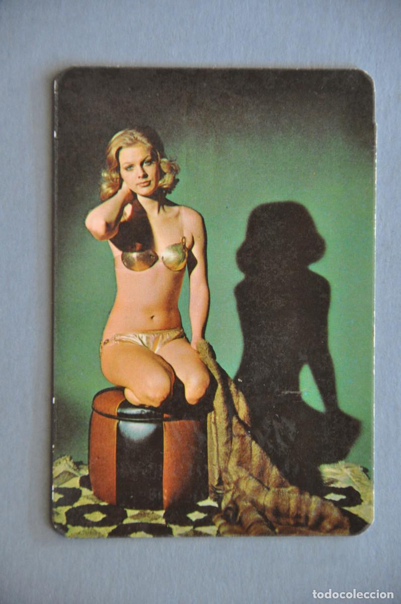 Coleccionismo calendarios: CALENDARIO MODELO CHICAS 1973 - GRAY DLB. 5683 REF. B-54 - PUBLICIDAD BAR EL 8 (LAS ARENAS)
