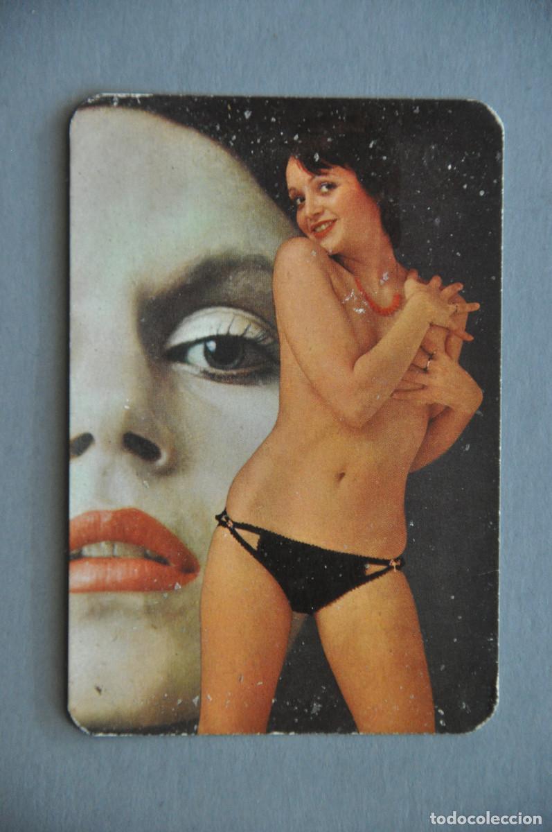 Collectables Calendars: CALENDARIO MODELO CHICAS 1976 - EU/2109/6 DLB. 52552 - PUBLICIDAD BAR DEPORTIVO CORU&Ntilde;A (BILBAO)