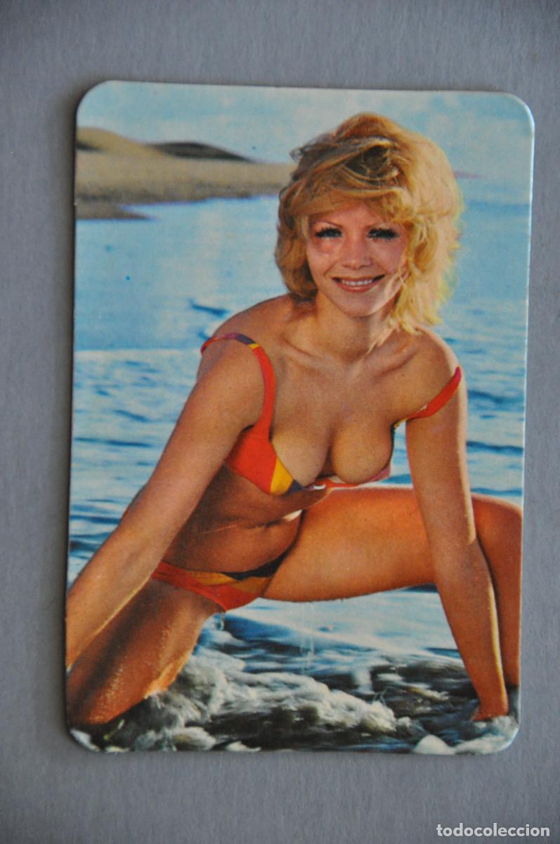 Collezionismo Calendari: CALENDARIO MODELO CHICAS 1975 - N&ordm; 100 DLB. 50389 - PUBLICIDAD VINOS Y TRANSPORTES BOLILLO (BURGOS)