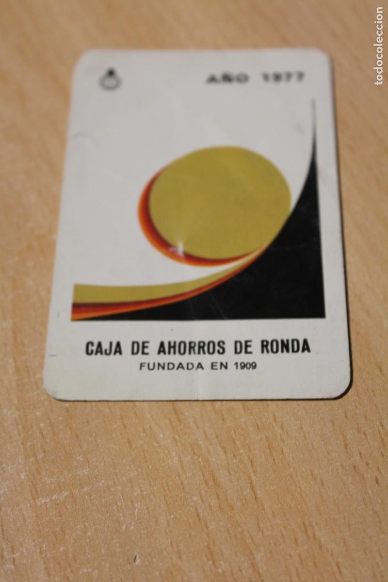 Coleccionismo calendarios: CALENDARIO DE BOLSILLO. FOURNIER. A&Ntilde;O 1977. ES UN HF3. CAJA DE AHORROS DE RONDA.