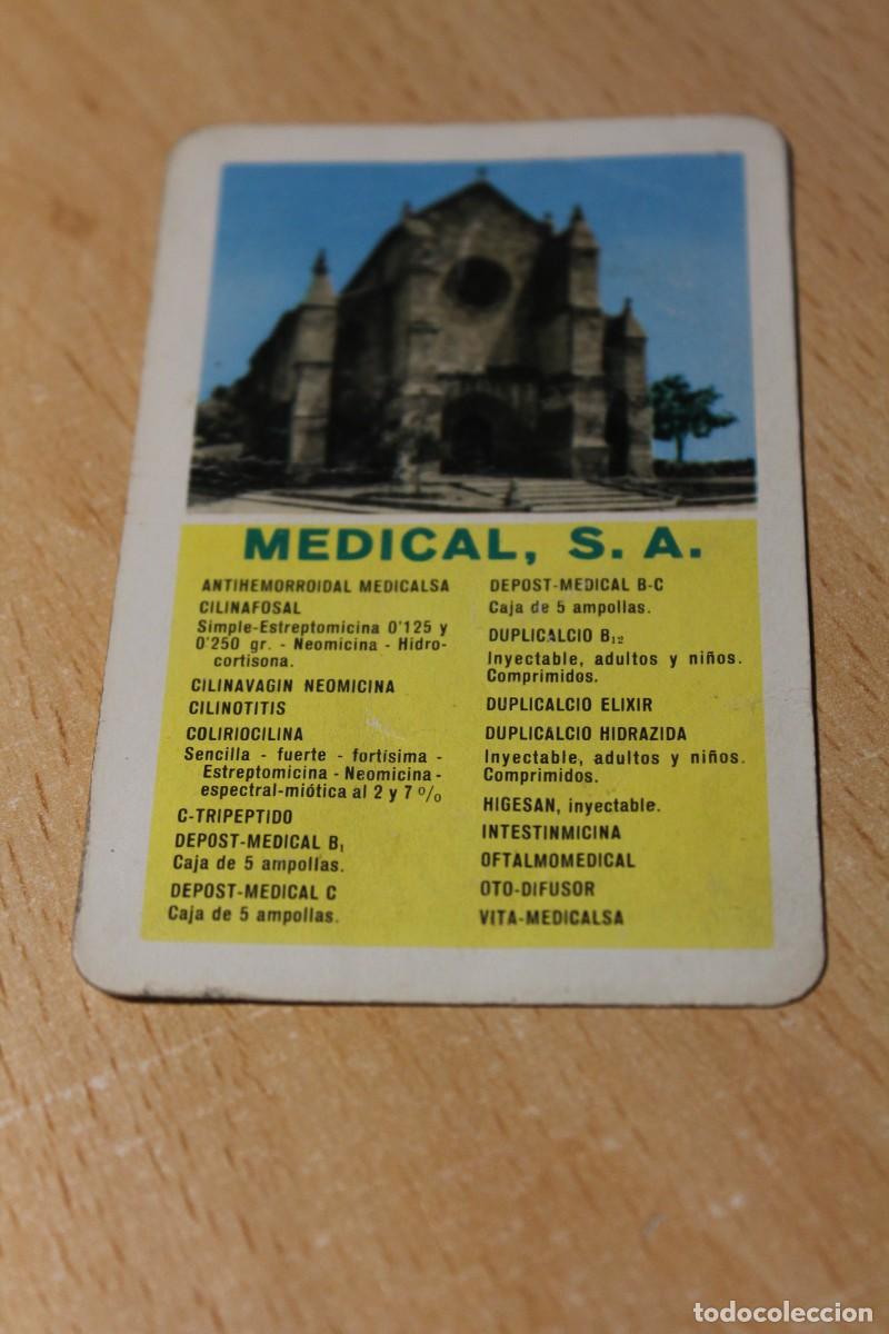 Coleccionismo calendarios: CALENDARIO DE BOLSILLO. FOURNIER. A&Ntilde;O 1960. ES UN HF8. MEDICAL, S.A. - IGLESIA.