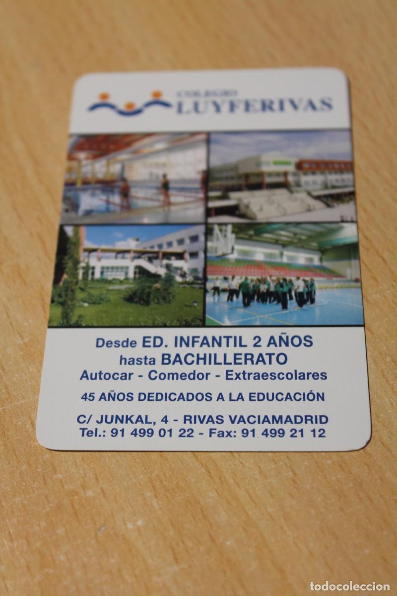 Collectables Calendars: CALENDARIO DE BOLSILLO. FOURNIER. A&Ntilde;O 2009. COLEGIO LUYFERIVAS. RIVAS VACIAMADRID.