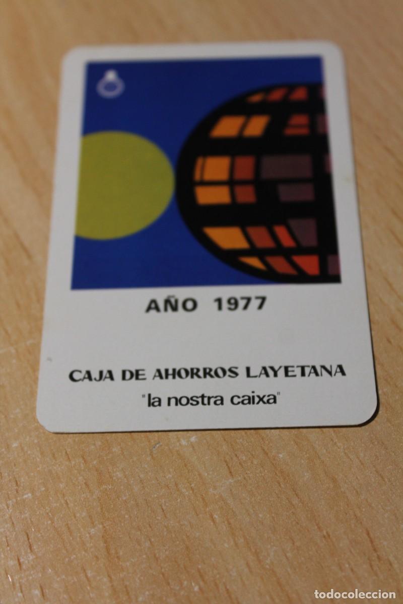 Collectables Calendars: CALENDARIO DE BOLSILLO. FOURNIER. A&Ntilde;O 1977. ES UN HF8. CAJA DE AHORROS LAYETANA. NOSTRA CAIXA.