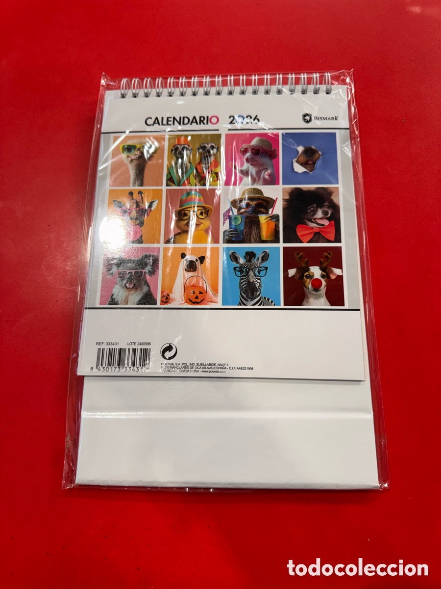 Collectables Calendars: Calendario sobremesa 2026 animales