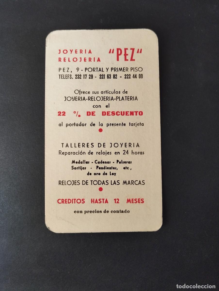 Sammeln von Kalendern: CALENDARIO DE JOYER&Iacute;A RELOJER&Iacute;A PEZ DEL A&Ntilde;O 1965 - EL DE LA FOTOS VER TODOS MIS CALENDARIOS
