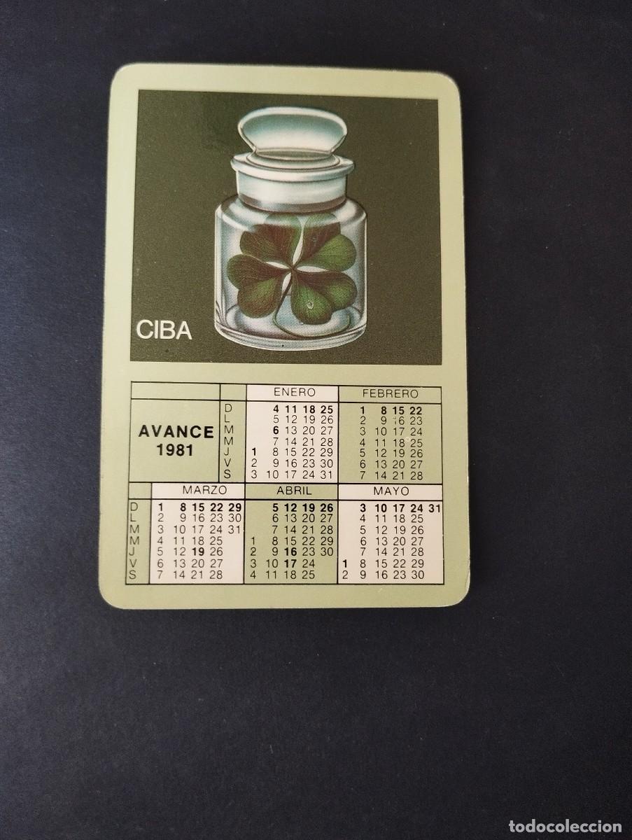 Collectables Calendars: CALENDARIO DE PUBLICIDAD CIBA DEL A&Ntilde;O 1980 - EL DE LA FOTOS VER TODOS MIS CALENDARIOS