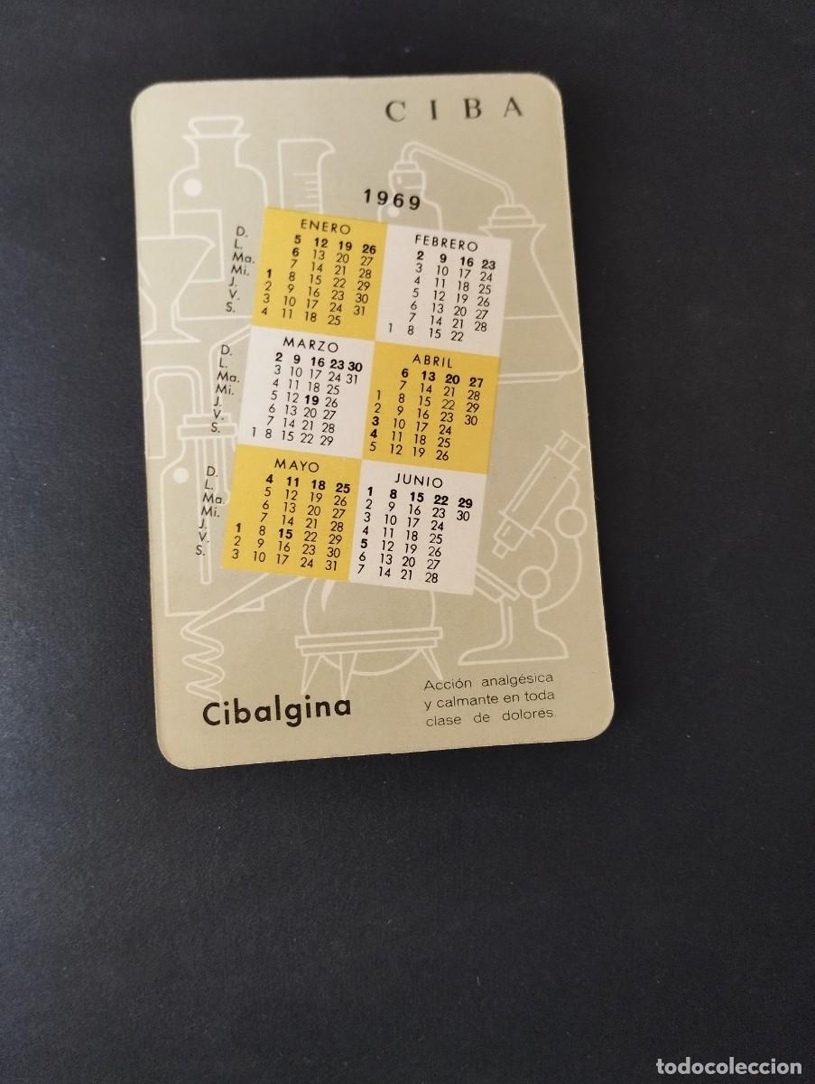 Colecionismo Calend&aacute;rios: CALENDARIO DE PUBLICIDAD CIBA DEL A&Ntilde;O 1968 - EL DE LA FOTOS VER TODOS MIS CALENDARIOS