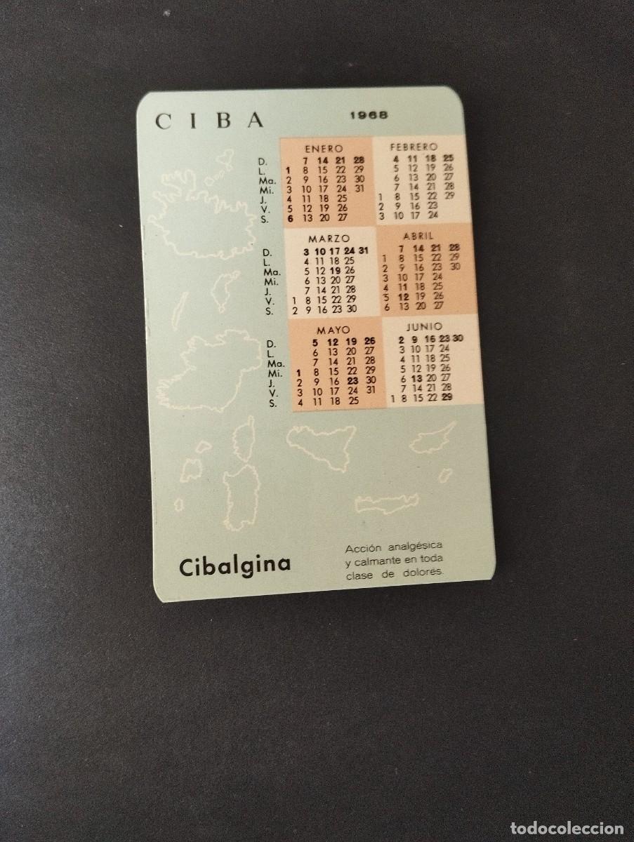 Colecionismo Calend&aacute;rios: CALENDARIO DE PUBLICIDAD CIBA DEL A&Ntilde;O 1967 - EL DE LA FOTOS VER TODOS MIS CALENDARIOS