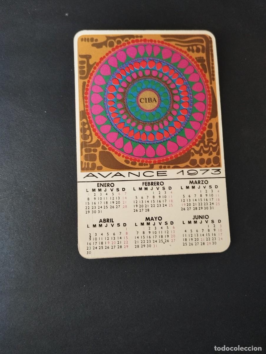 Colecionismo Calend&aacute;rios: CALENDARIO DE PUBLICIDAD CIBA DEL A&Ntilde;O 1972- EL DE LA FOTOS VER TODOS MIS CALENDARIOS