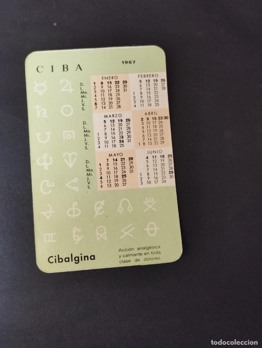 Collectables Calendars: CALENDARIO DE PUBLICIDAD CIBA DEL A&Ntilde;O 1966- EL DE LA FOTOS VER TODOS MIS CALENDARIOS