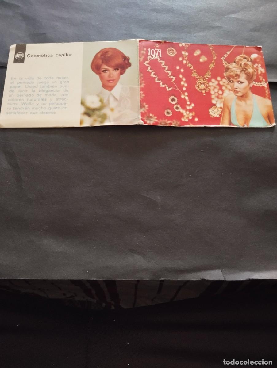 Coleccionismo calendarios: CALENDARIO DE PUBLICIDAD DE COSM&Eacute;TICA CAPILAR DEL A&Ntilde;O 1971 -EL DE LA FOTOS VER TODOS MIS CALENDARIOS