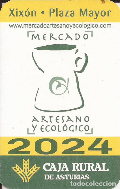 Collezionismo Calendari: CALENDARIO CAJA RURAL DE ASTURIAS (MERCADO) 2024