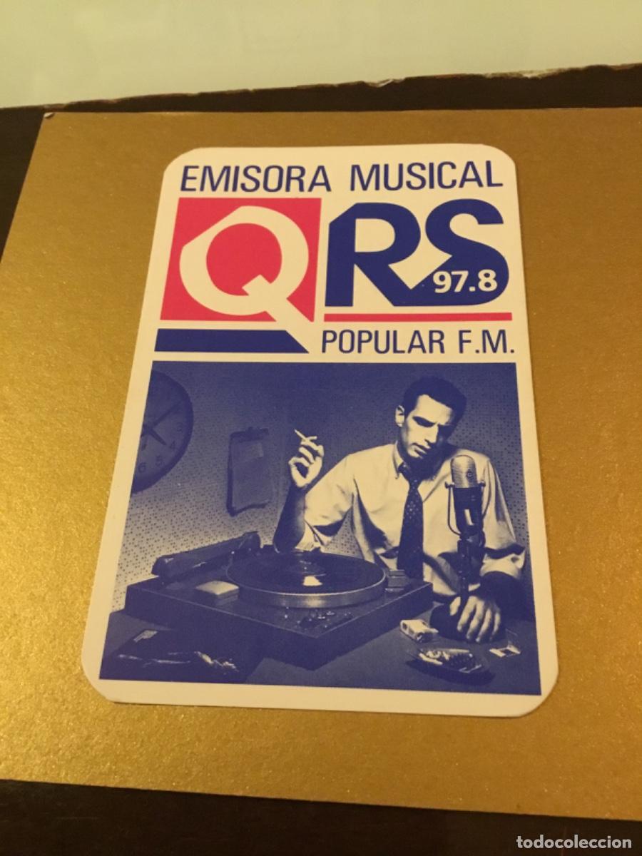 Coleccionismo calendarios: Antiguo calendario Radio QRS 1991