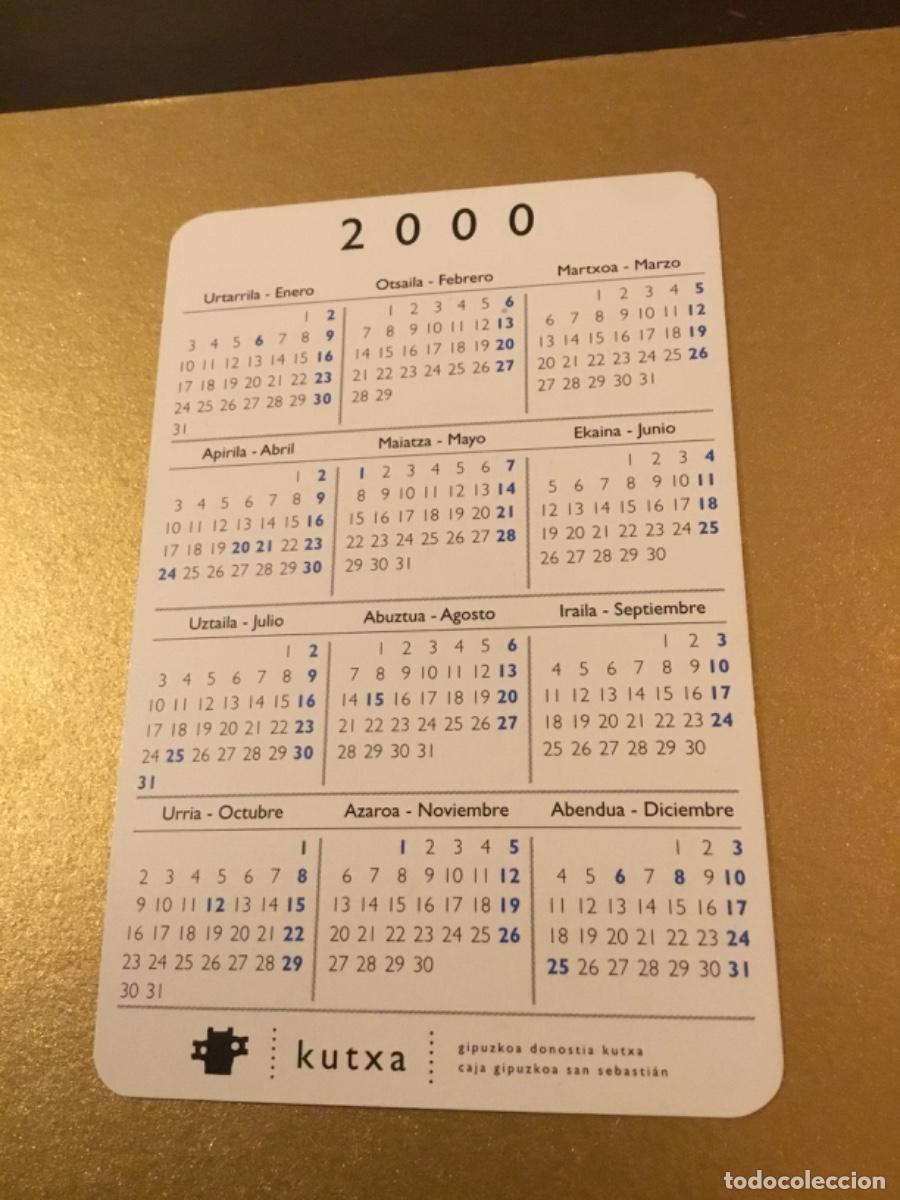 Coleccionismo calendarios: Calendario Kutxa 2000 ,euzkera - Foto 2