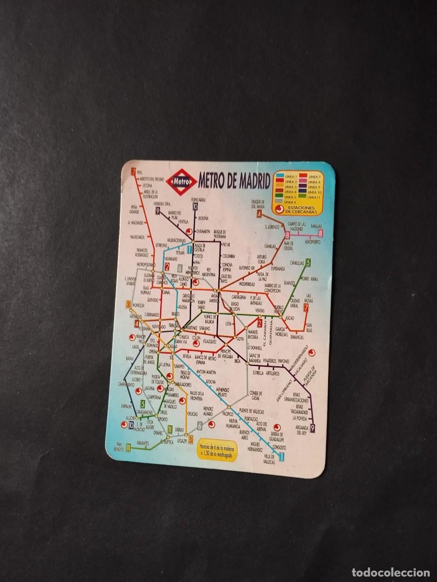 Coleccionismo calendarios: CALENDARIO PUBLICIDAD METRO DE MADRID DEL A&Ntilde;O 2001-EL DE LA FOTOS VER TODOS MIS CALENDARIOS