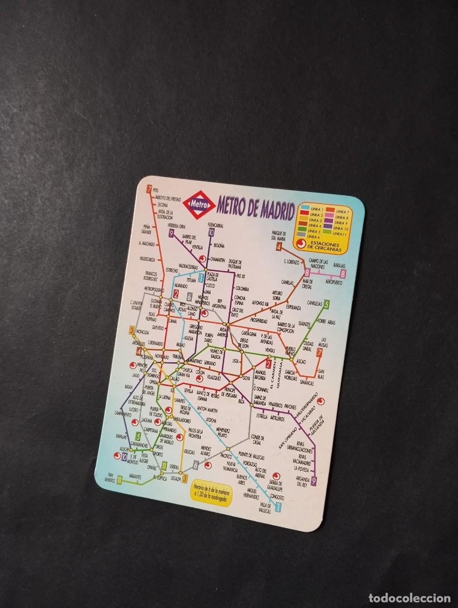 Coleccionismo calendarios: CALENDARIO PUBLICIDAD METRO DE MADRID DEL A&Ntilde;O 2001-EL DE LA FOTOS VER TODOS MIS CALENDARIOS