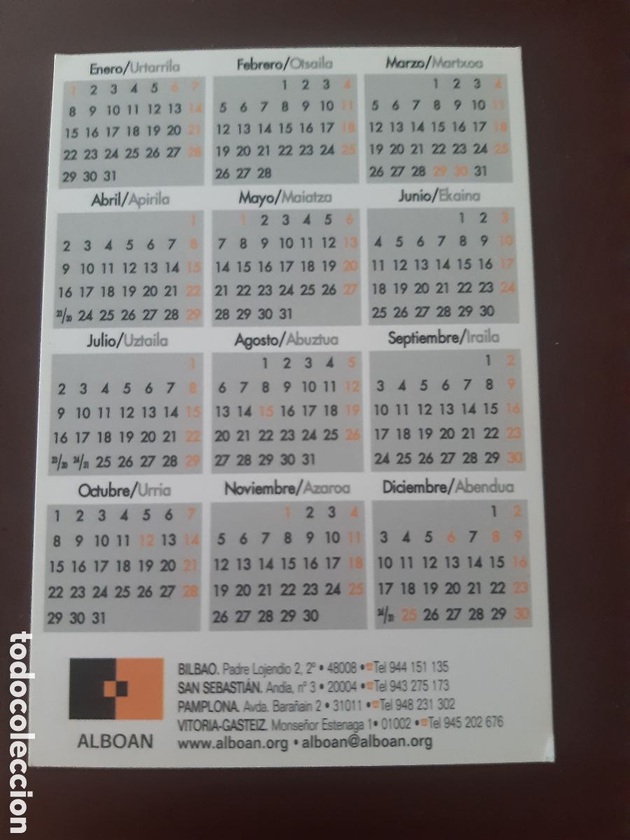 Coleccionismo calendarios: Calendario Alboan 2018 - Foto 2