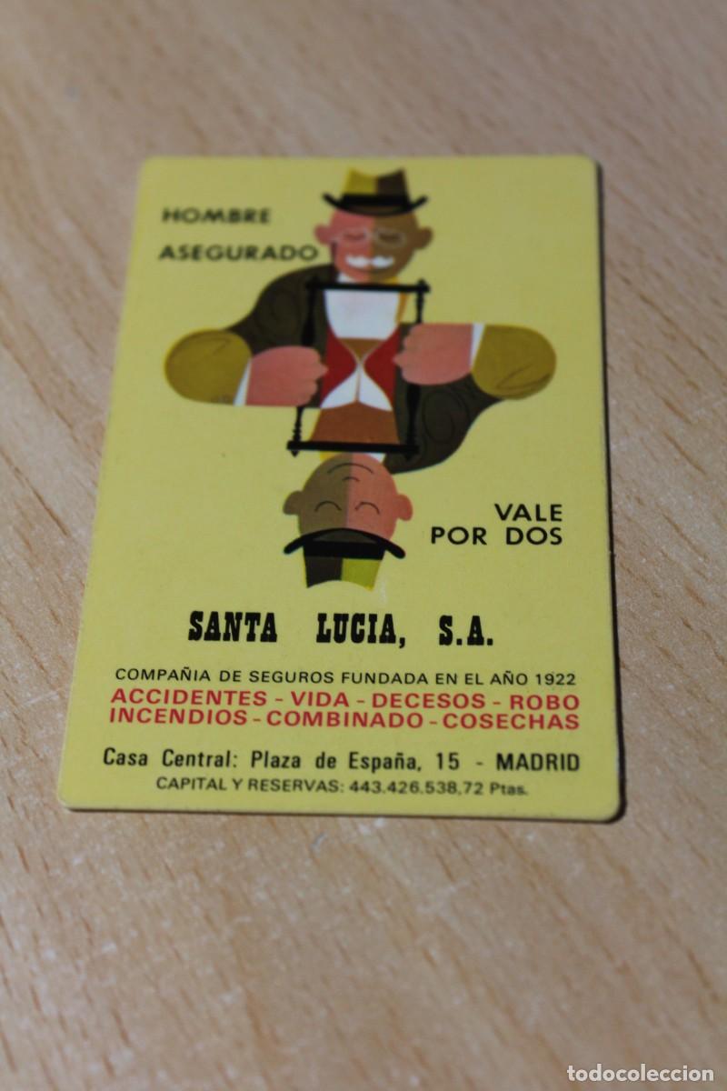 Coleccionismo calendarios: CALENDARIO DE BOLSILLO. SEGUROS SANTA LUCIA, S.A. - A&Ntilde;O 1973.