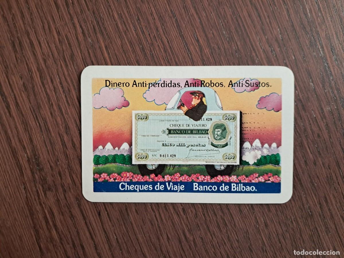 Coleccionismo calendarios: calendario H. Fournier, Banco de Bilbao, cheques de viaje, a&ntilde;o 1976.