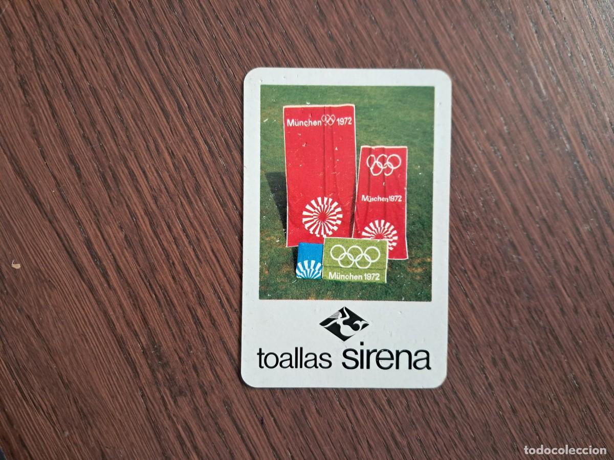 Coleccionismo calendarios: calendario H. Fournier, toallas Sirena, a&ntilde;o 1972.
