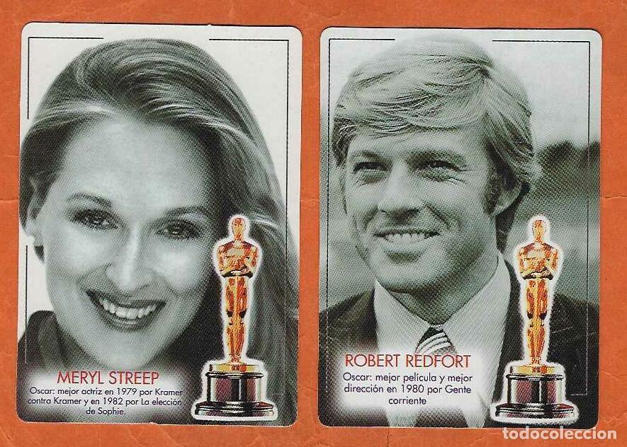 Coleccionismo calendarios: 2 CALENDARIOS DE BOLSILLO A&Ntilde;O 2002 CINE - ACTORES Y ACTRICES - SIN PUBLICIDAD - VER FOTO REVERSOS