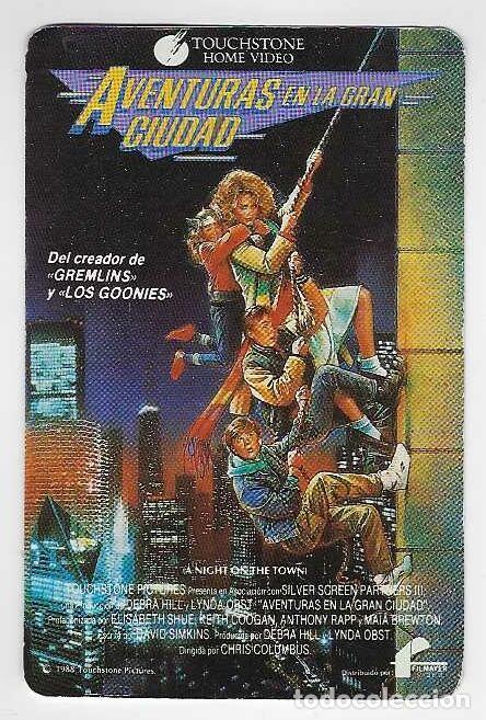 Coleccionismo calendarios: CALENDARIO DE BOLSILLO A&Ntilde;O 1989 CINE - AVENTURAS EN LA GRAN CIUDAD - VER FOTO REVERSO