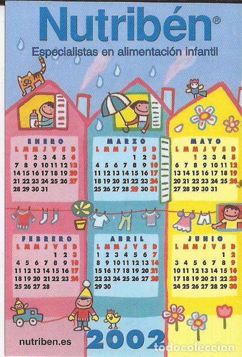 Coleccionismo calendarios: CALENDARIO PUBLICIDAD NUTRIBEN 2002