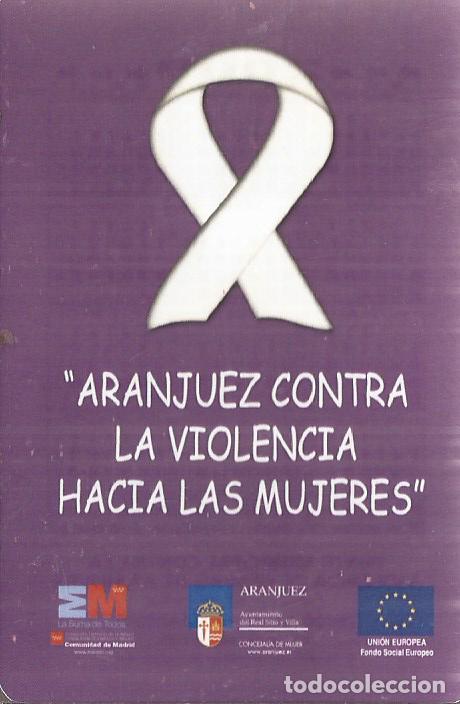 Coleccionismo calendarios: CALENDARIO PUBLICIDAD VIOLENCIA A LAS MUJERES 2009