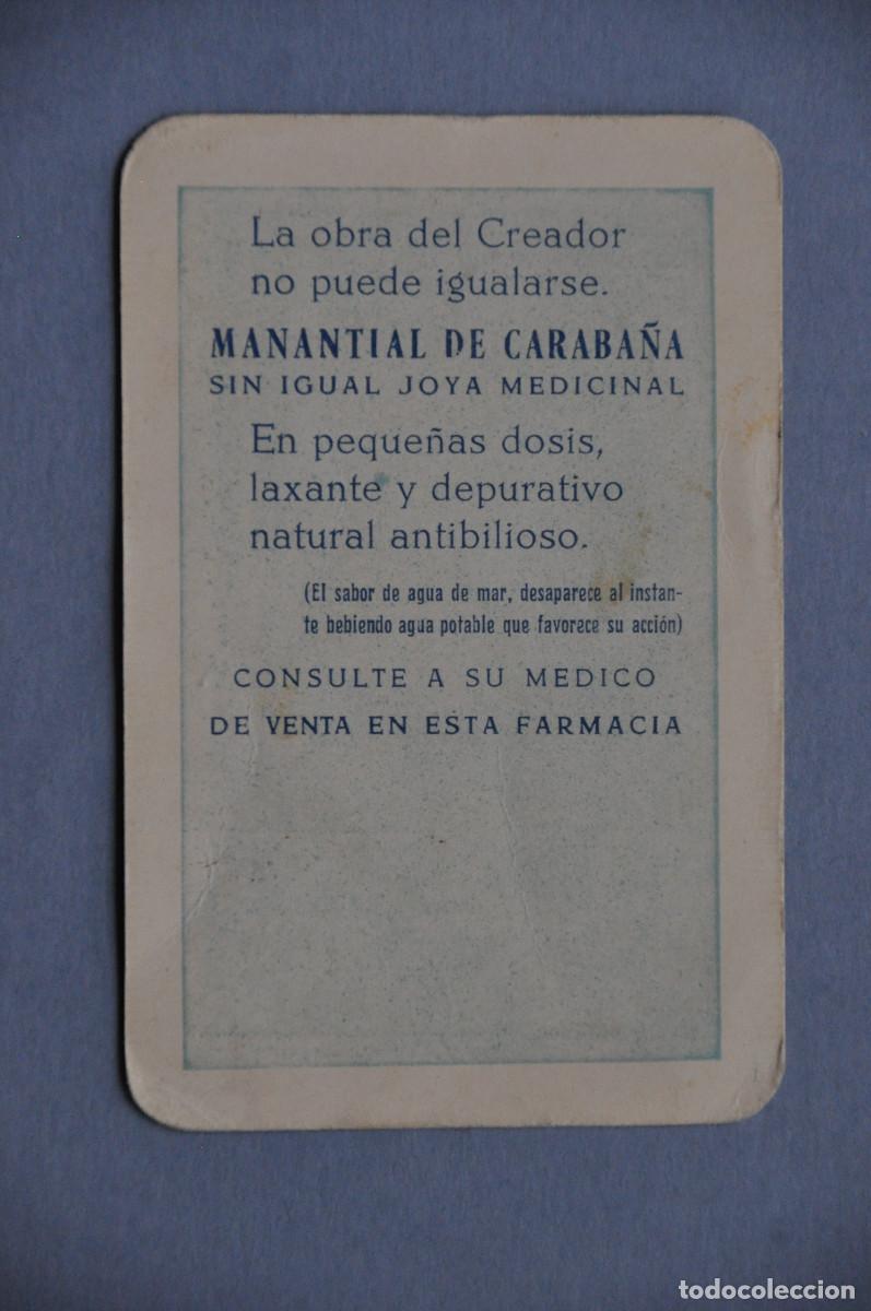 Coleccionismo calendarios: CALENDARIO 1960 - MANANTIAL DE CARABA&Ntilde;A