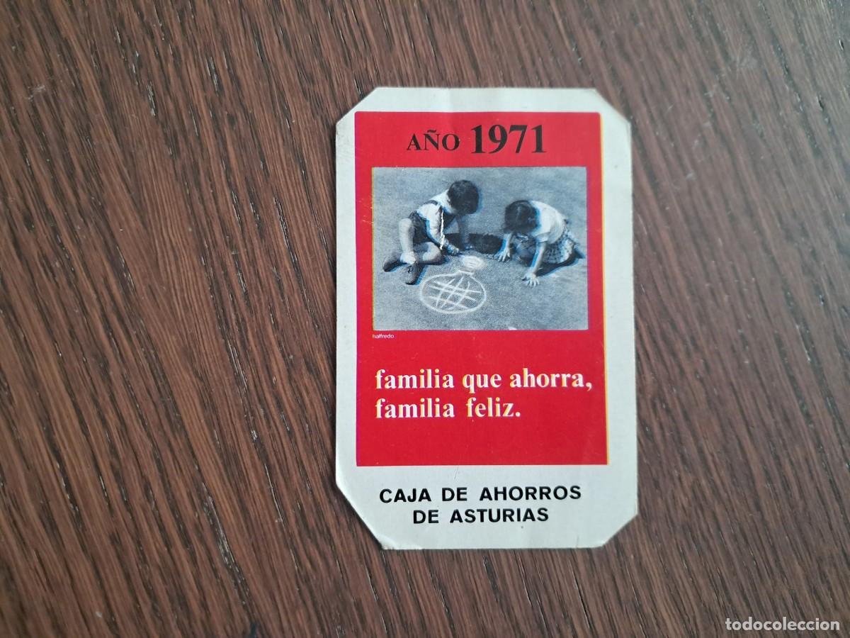 Coleccionismo calendarios: calendario H. Fournier, caja de ahorros de Asturias, a&ntilde;o 1971.