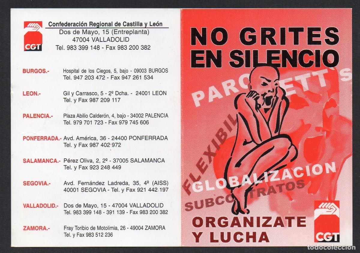 Coleccionismo calendarios: Calendario de Publicidad 2000 - CGT.