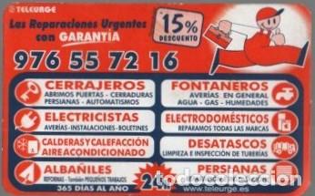Coleccionismo calendarios: CALENDARIO TELEURGE REPARACIONES URGENTE A&Ntilde;O 2011 CAL-11334 ,2