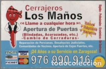 Coleccionismo calendarios: CALENDARIO CERRAJEROS LOS MA&Ntilde;OS A&Ntilde;O 2011 CAL-11337