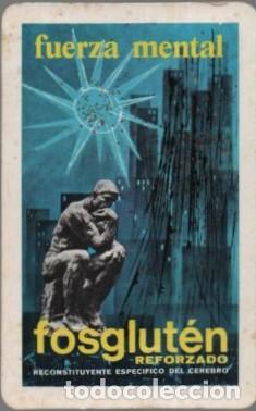 Coleccionismo calendarios: CALENDARIO FOSGLUTEN FUERZA MENTAL A&Ntilde;O 1972 CAL-11341