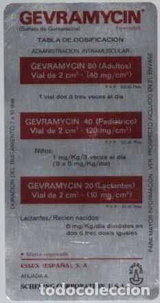 Coleccionismo calendarios: CALENDARIO GEVRAMYCIN A&Ntilde;O 1975 CAL-11342