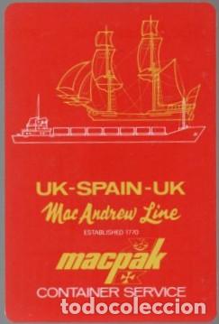 Coleccionismo calendarios: CALENDARIO MACPAK CONTAINER SERVICE A&Ntilde;O 1976 CAL-11343