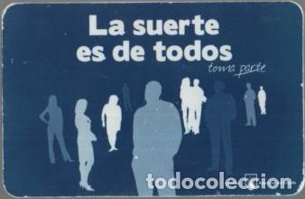 Coleccionismo calendarios: CALENDARIO LA SUERTE ES DE TODOS. LOTERIA A&Ntilde;O 2008 CAL-11344