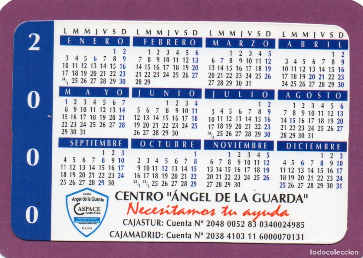 Coleccionismo calendarios: Calendario de Publicidad 2000 - CENTRO ANGEL DE LA GUARDA - Foto 2