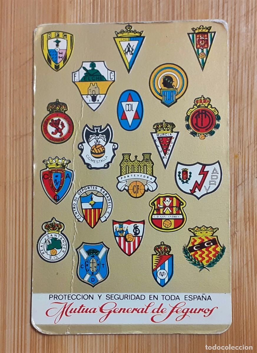 Coleccionismo calendarios: CALENDARIO BOLSILLO FUTBOL 1973