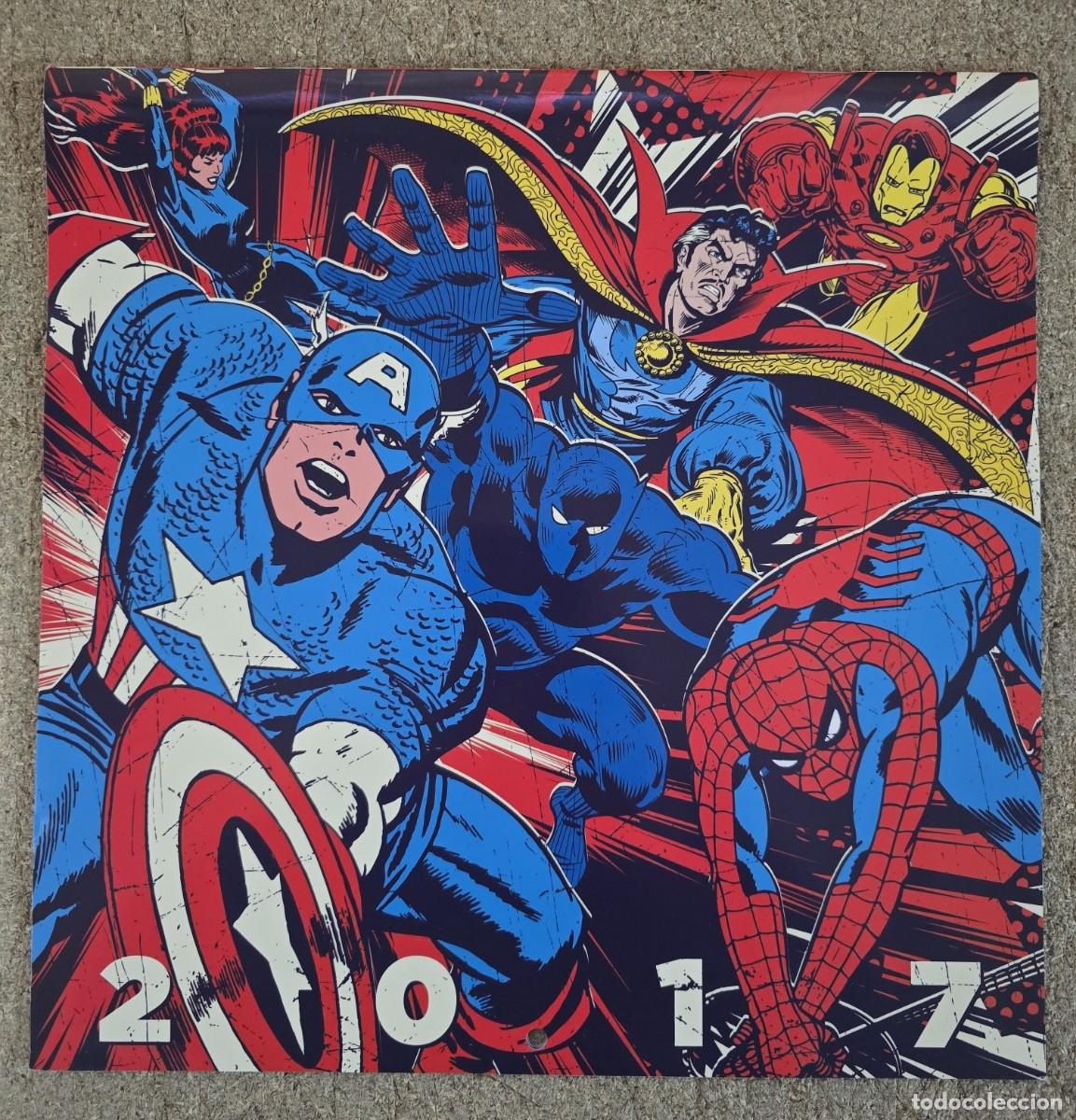 Coleccionismo calendarios: Calendario Pared Marvel Comics 2017