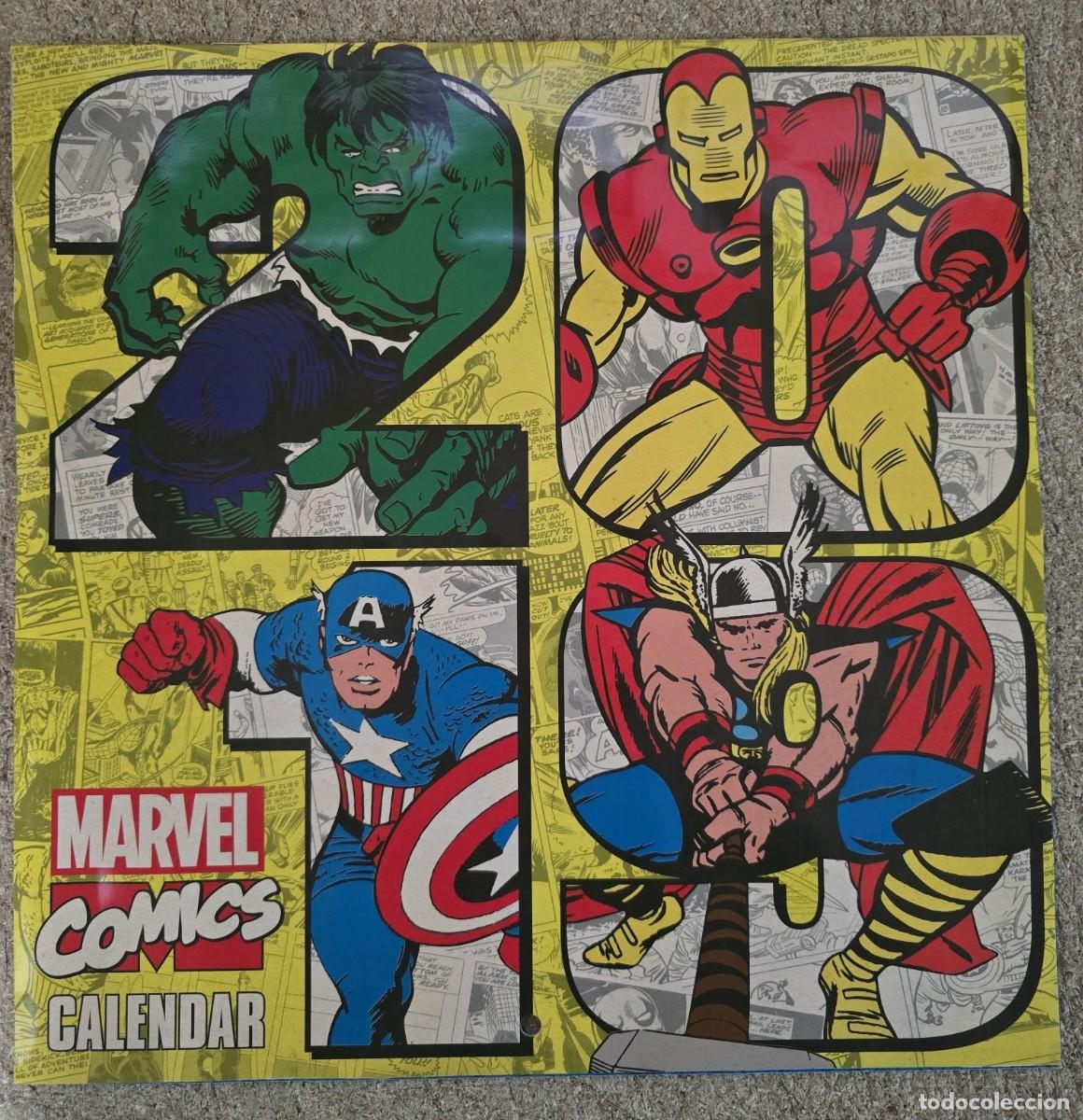 Coleccionismo calendarios: Calendario Pared Marvel Comics 2019