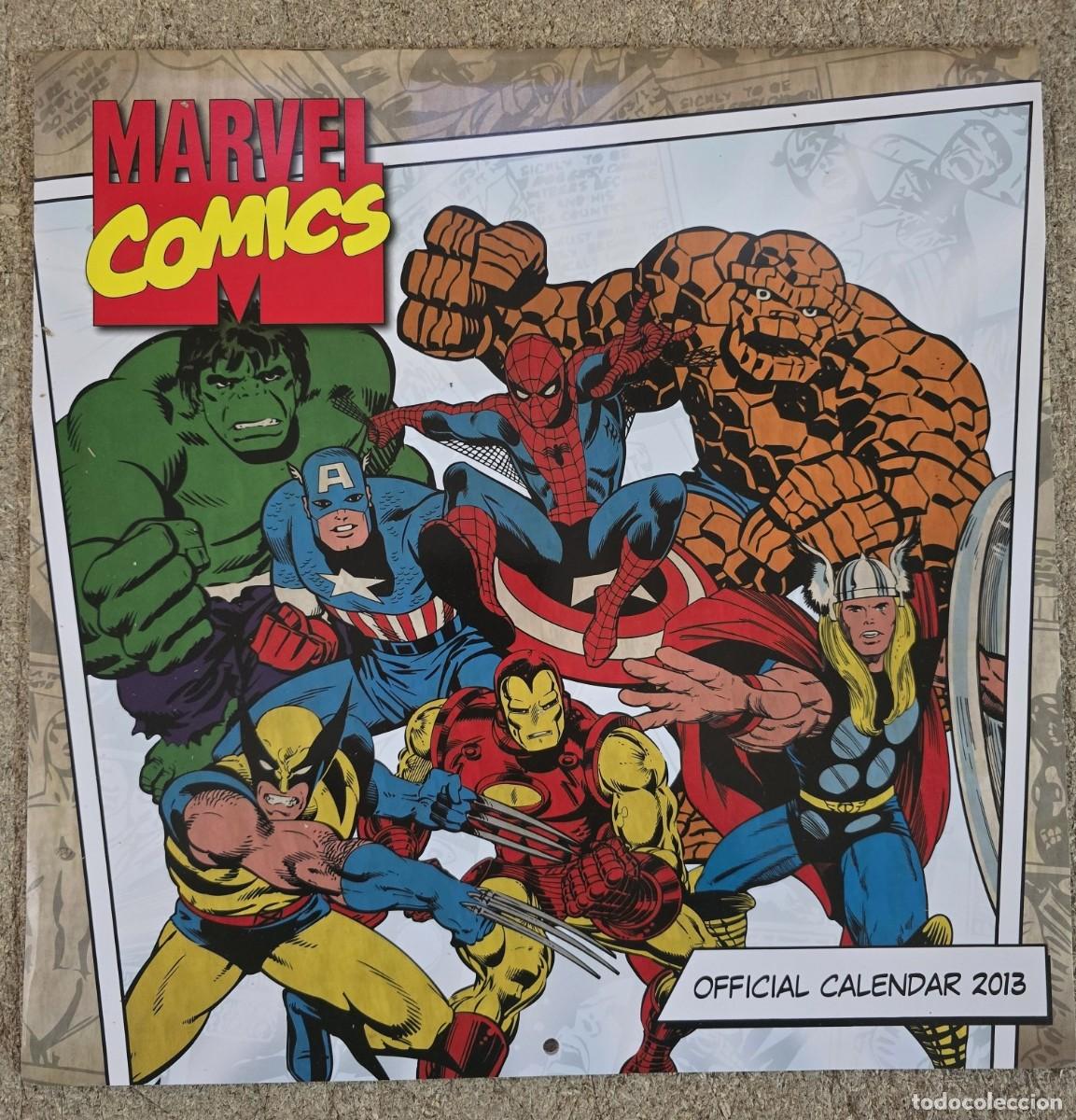 Coleccionismo calendarios: Calendario Pared Marvel Comics 2013
