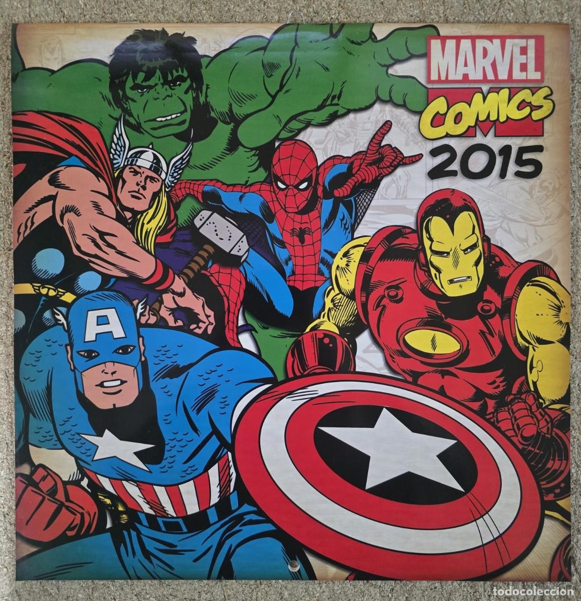Coleccionismo calendarios: Calendario Pared Marvel Comics 2015