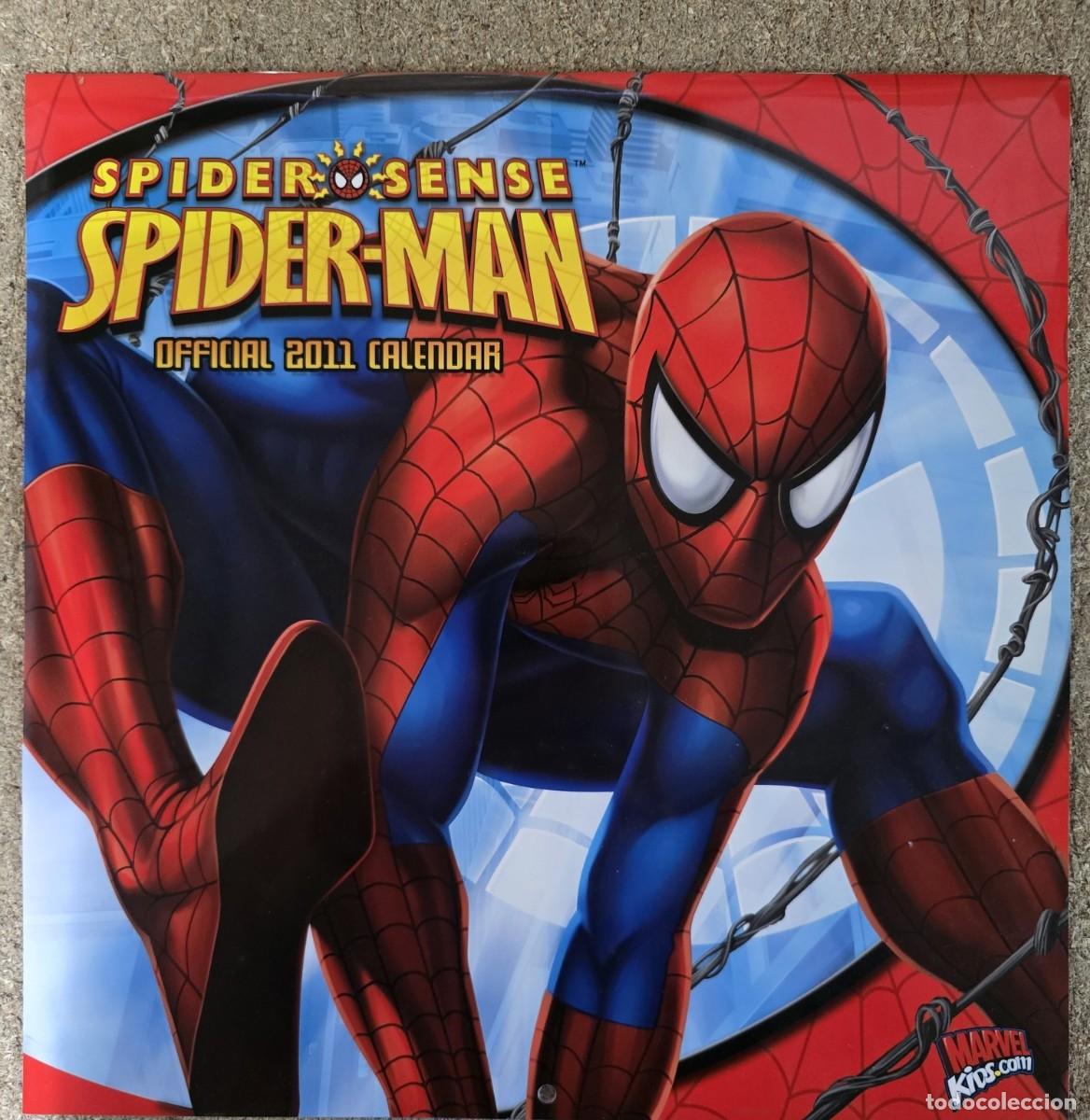 Coleccionismo calendarios: Calendario Pared Spider Sense.Spiderman Marvel 2011