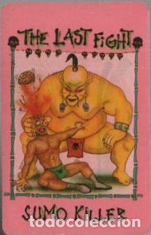 Coleccionismo calendarios: CALENDARIO THE LAST FIGHT SUMO KILLER A&Ntilde;O 1992 CAL-11354