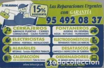 Coleccionismo calendarios: CALENDARIO TELEURGE REPARACIONES URGENTES A&Ntilde;O 2008 CAL-11358