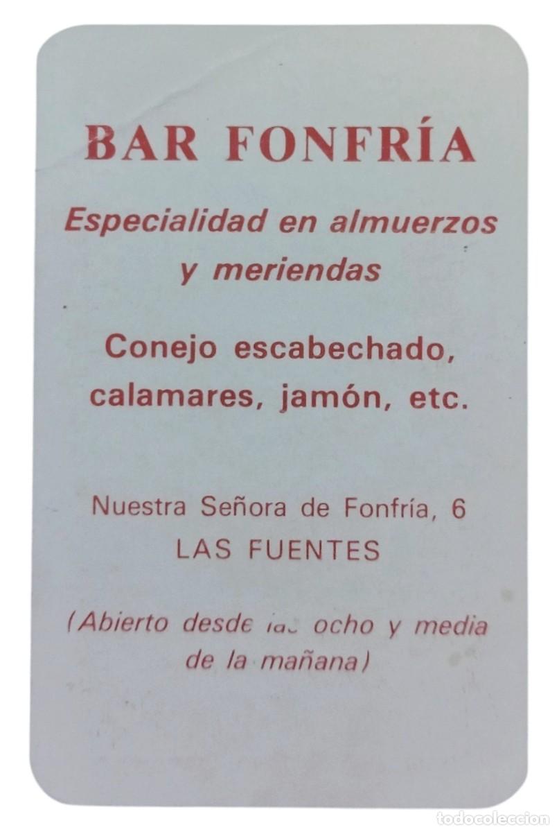 Coleccionismo calendarios: CALENDARIO DE BOLSILLO 1982 - BAR FONFR&Iacute;A (BARRIO LAS FUENTES, ZARAGOZA) - RADIO-TAXI ARAG&Oacute;N.
