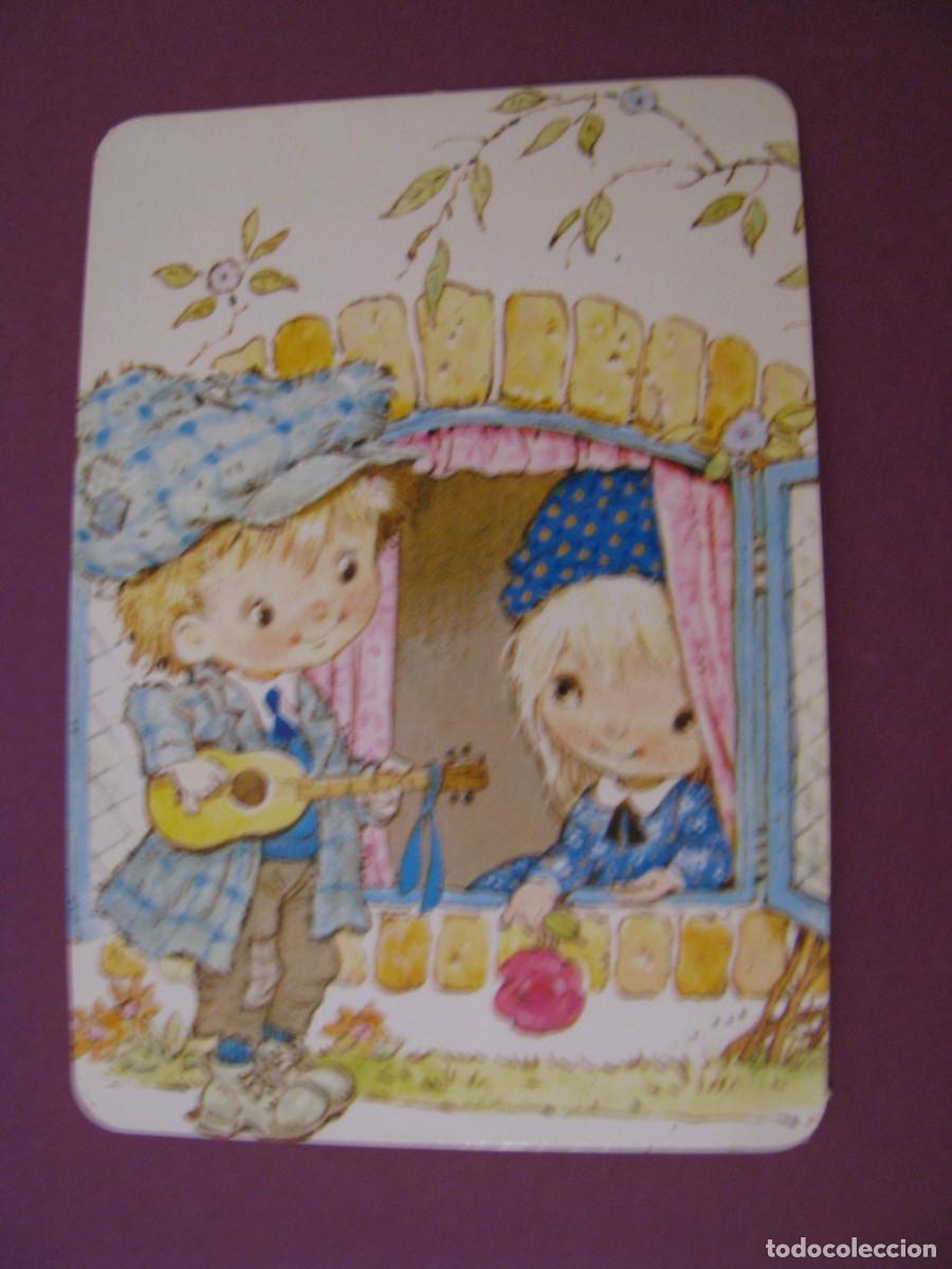 Coleccionismo calendarios: CALENDARIO DE BOLSILLO. IMAGEN DIBUJO INFANTIL. PUBL. JOYERIA LA SUIZA, MALAGA 1986