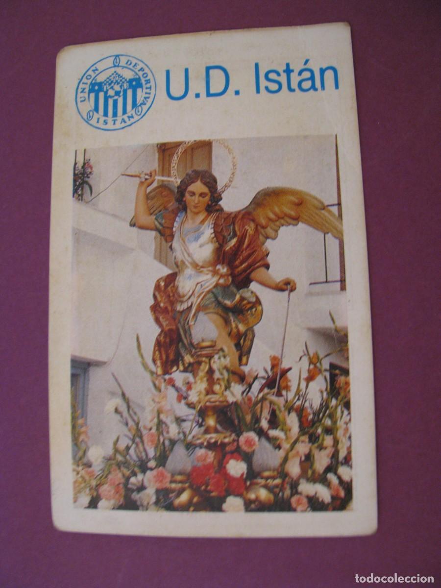 Coleccionismo calendarios: CALENDARIO DE BOLSILLO. 1989. U. D. ISTAN. MALAGA. PAPELETA DE SORTEO.