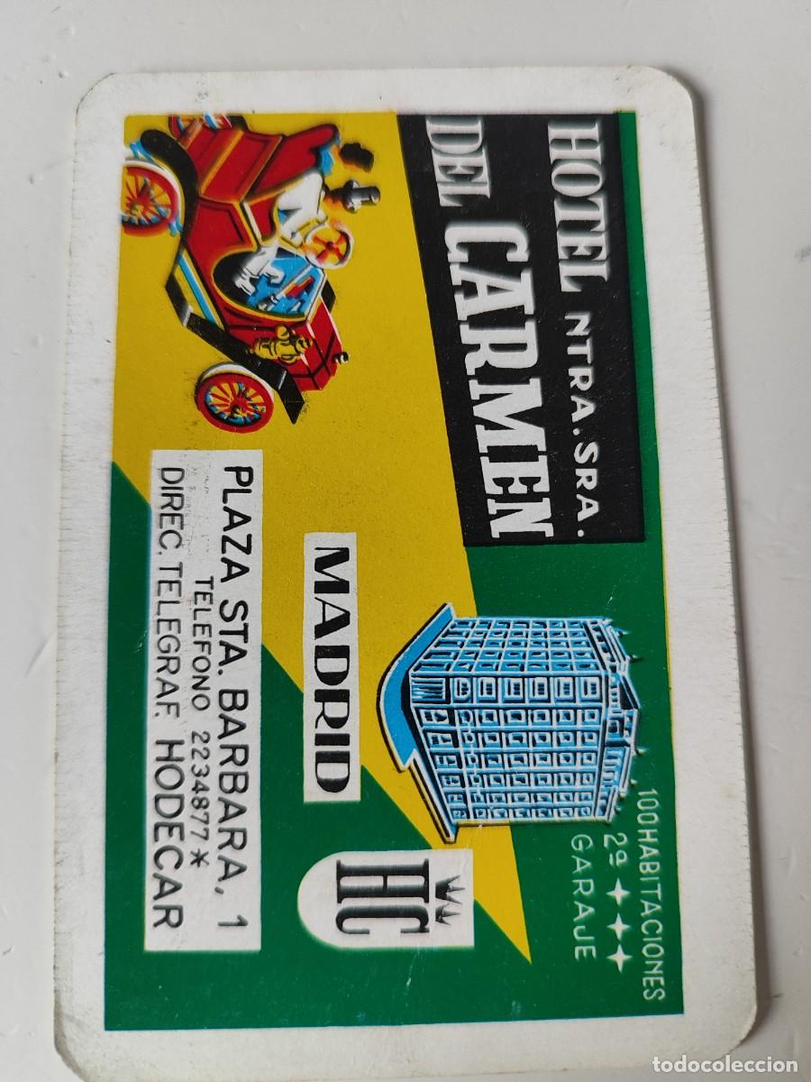 Coleccionismo calendarios: Calendario FOURNIER de HOTEL NUESTRA SE&Ntilde;ORA DEL CARMEN del a&ntilde;o.1964